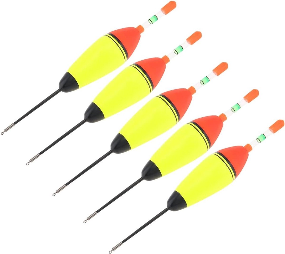 Set van 5 Stuks 30g Vissen Drijvers van EVA Schuim - Ideaal voor Snoek, Baars en Karper vissen