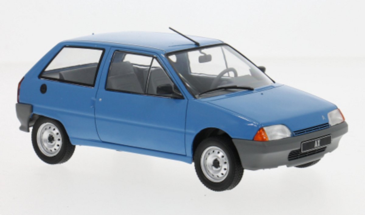 Citroen AX 1986 Blauw Modelauto 1/24 Whitebox