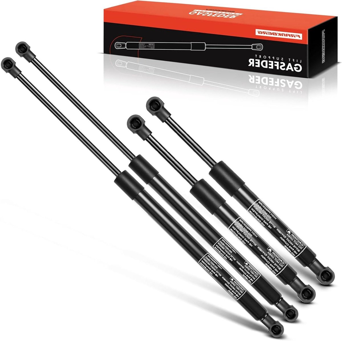 Gasveren Achterklep Motorkap - Dempers Set - Auto Onderhoud - Specifiek voor E90 Limousine - 400 Millimeter - Zwart