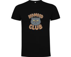 Zwart t-shirt Bad Mood Club Grumpy Cat - Slecht Humeur Club Foute Kat - Humor - Stoer Maat M