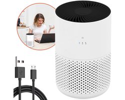 Neotex® Luchtreiniger Bureau – Compacte USB Luchtreiniger met HEPA-Filter en Aromatherapie voor Thuis, Kantoor en Hotel