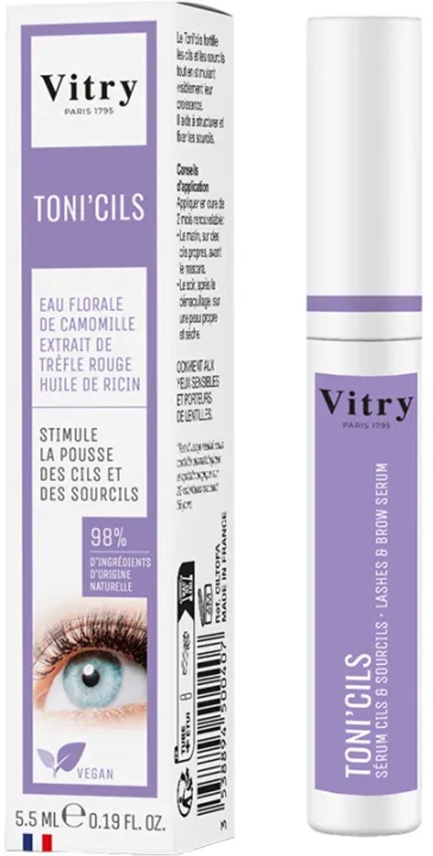 Vitry Toni Cils Wimper- en Wenkbrauwserum 5,5 ml
