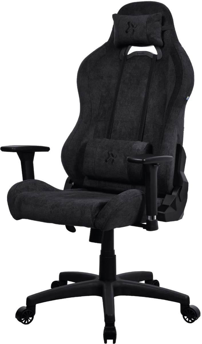 Arozzi Torretta Gamingstoel - Soft Fabric™ - Puur Zwart