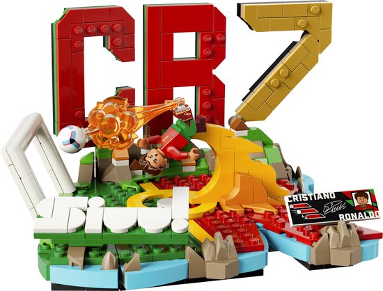LEGO Editions - Cristiano Ronaldo - Temps forts du football CR 7 Ensemble de construction de football pour enfants - 43012