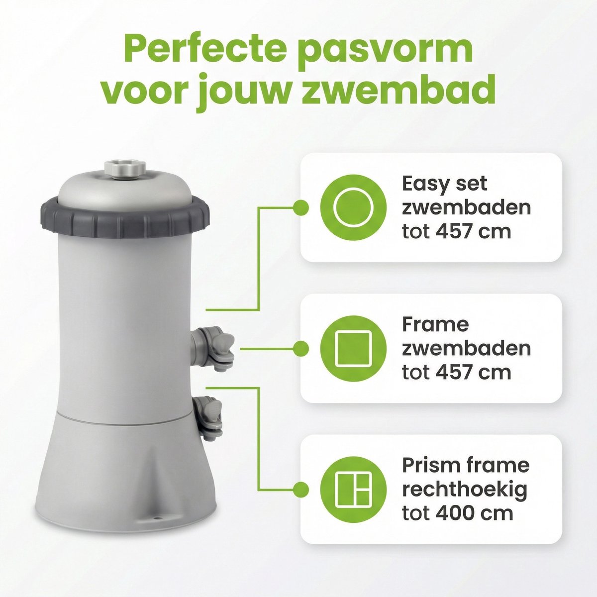 Intex 28604GS Filterpomp - 2.271 liter per uur inclusief Filter (6 stuks) en Testrips – foto 3