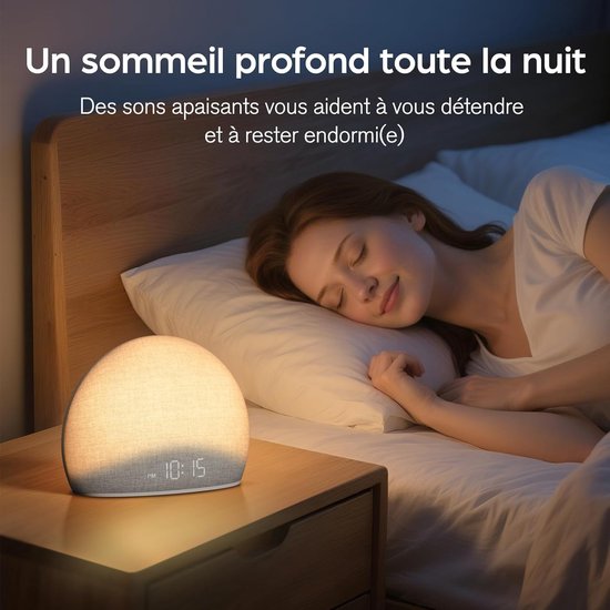 Wake up Light - Digitale Wekker Slaapkamer - Slaaptrainer Kinderen - Snooze van Wake-up Light — afbeelding 4