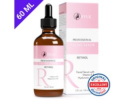 Sylk Actieve Retinol Serum & Hyaluronzuur serum | Vitamine E | Gezichtsmasker | Anti Aging | Anti Rimpel | Gezicht Serum | Gezichtsverzorging | 60 ml