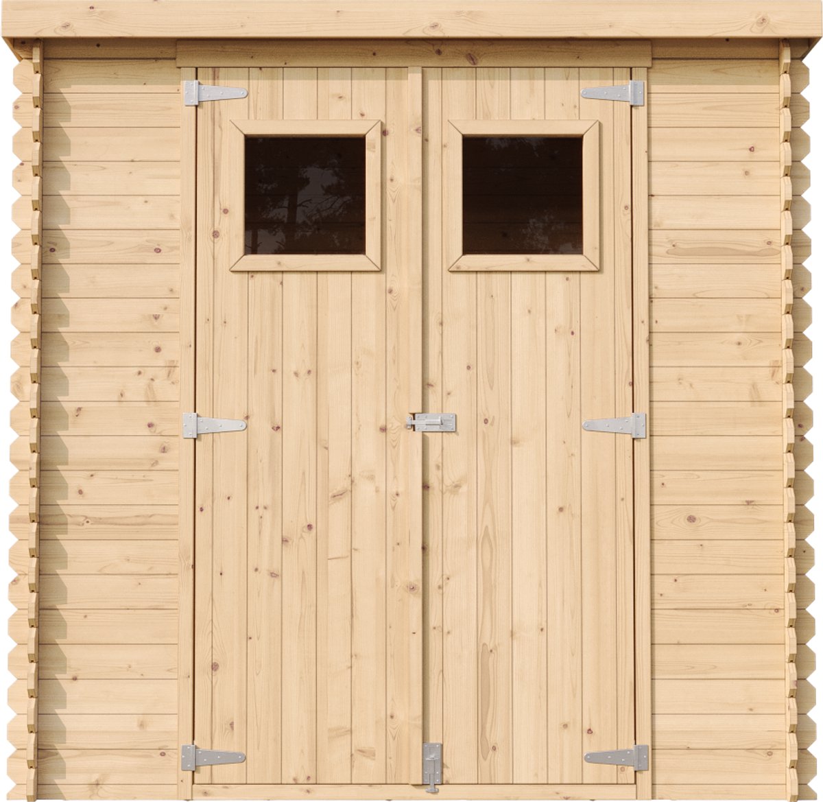 Timbela M311 - Houten tuinhuis - 2,22 m² - 142x204xH200 cm - zonder vloer