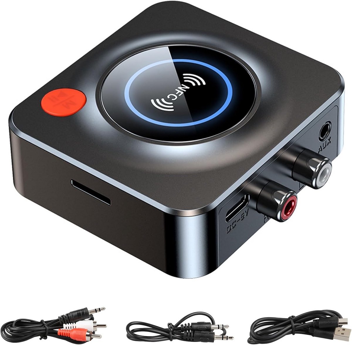 Bluetooth Receiver Aux - Ontvanger - Carkit - muziekfunctie