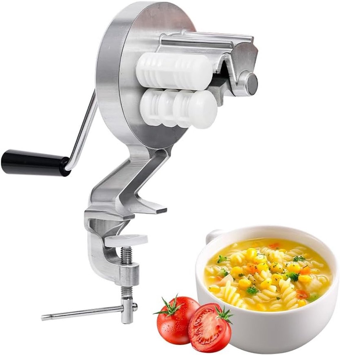 Handmatige Cavatelli Machine van Aluminium Legering voor Versgemaakte Pasta, Ideaal voor Macaroni en Thuisgebruik, Draagbare Pastamaker