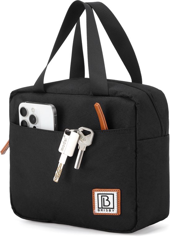 Brisby 4 Laags Geïsoleerde Koeltas - Lunchtas - Kolftas 4 liter - Zwart van Brisby — afbeelding 2