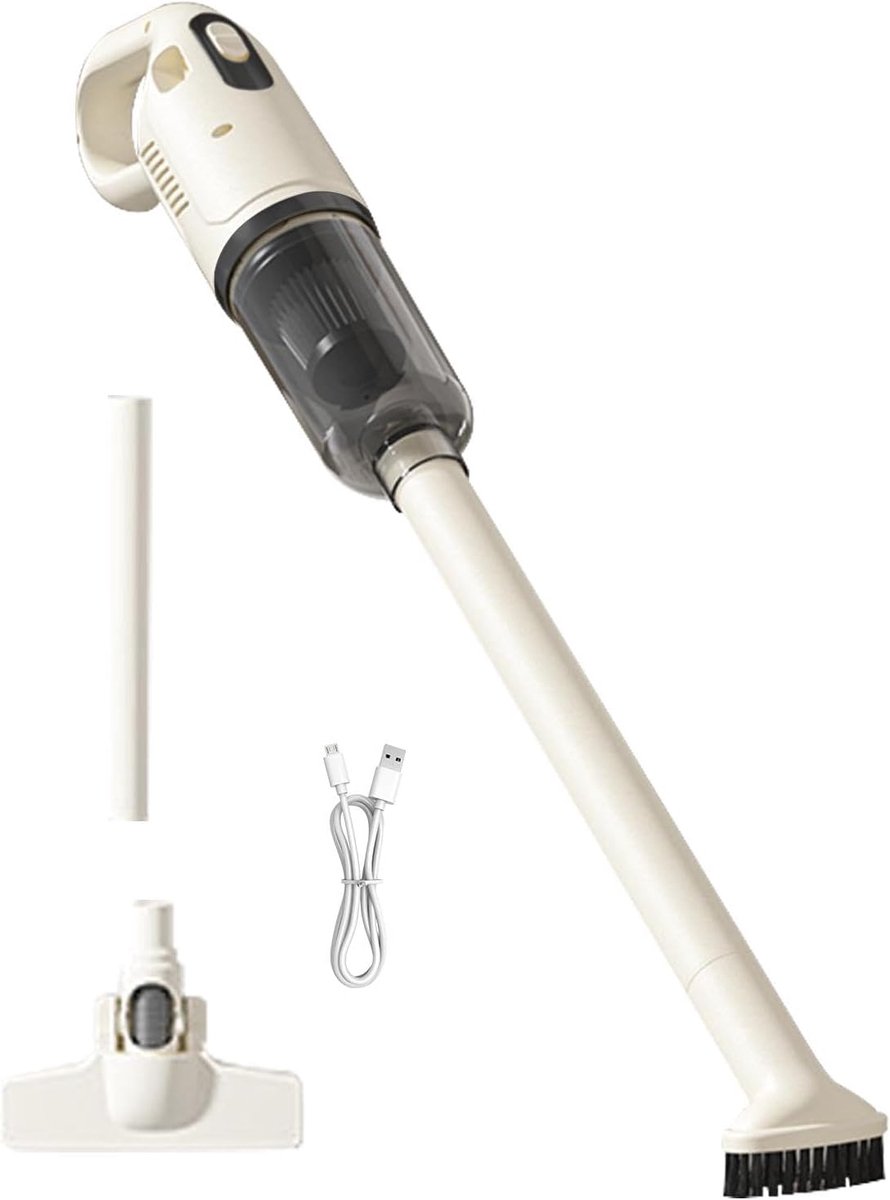 Draadloze Stofzuiger - Handstofzuiger - Snel Schoonmaken - Lange Batterijduur - 34.5x12.5x8 cm - Multicolor