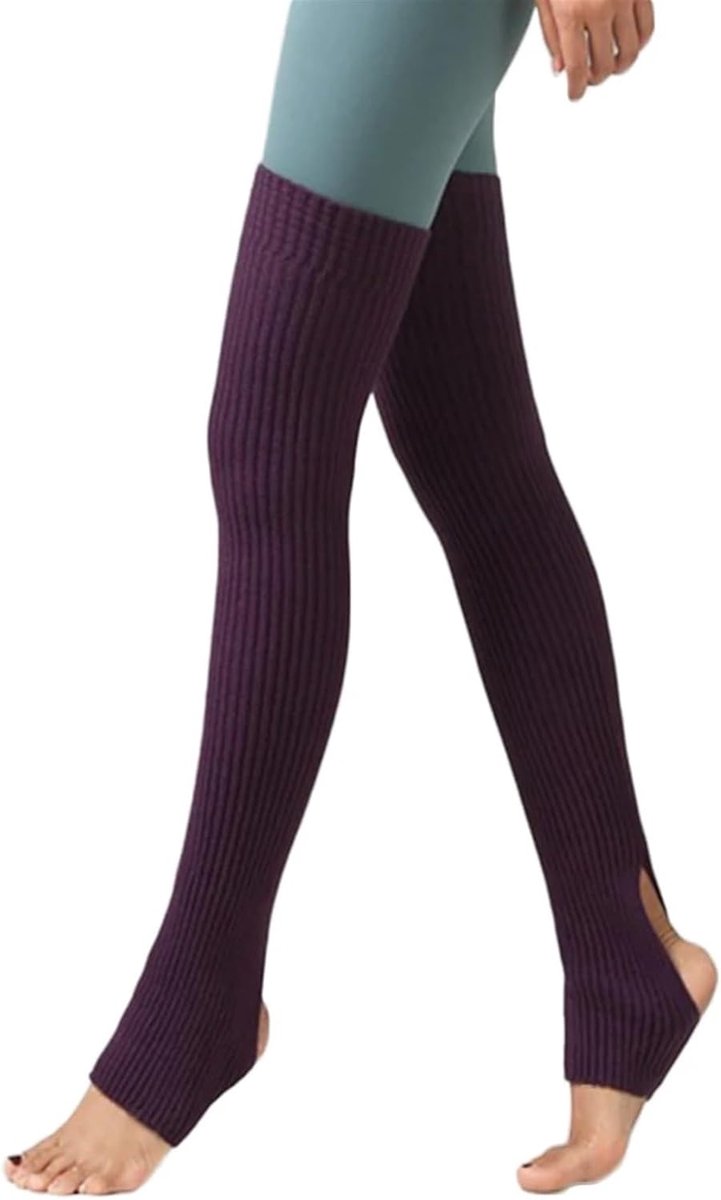 Dames Beenwarmers - Sokken Zonder Voeten - Dans Ballet Yoga - Gebreide Kwaliteit - 75 cm Lengte - Diverse Kleuren