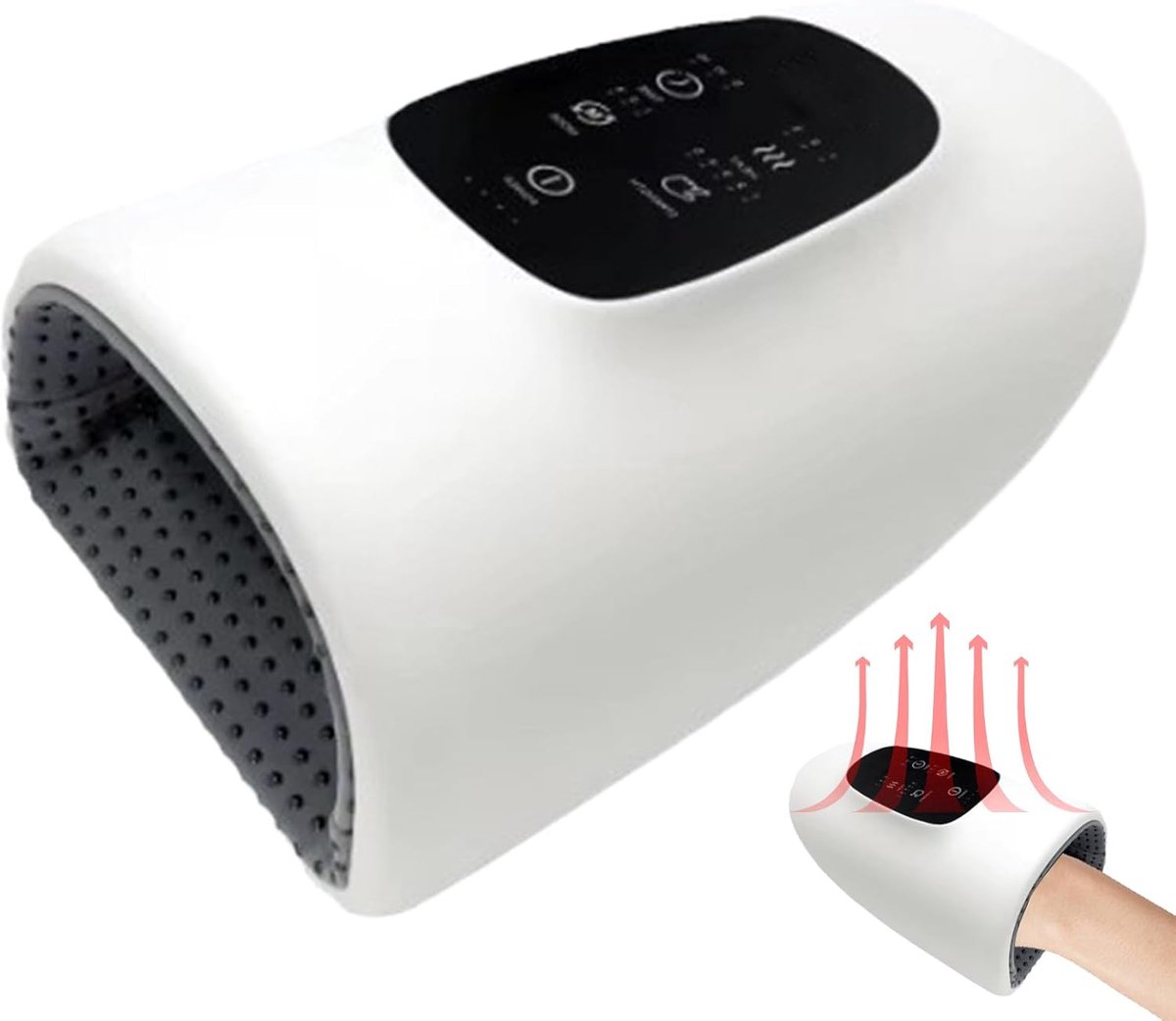 Hand Massager Elektrisch - Spierontspanning Apparaat - Handen Ontspannen - 3D Luchtkussen Technologie - 25x15x11 cm