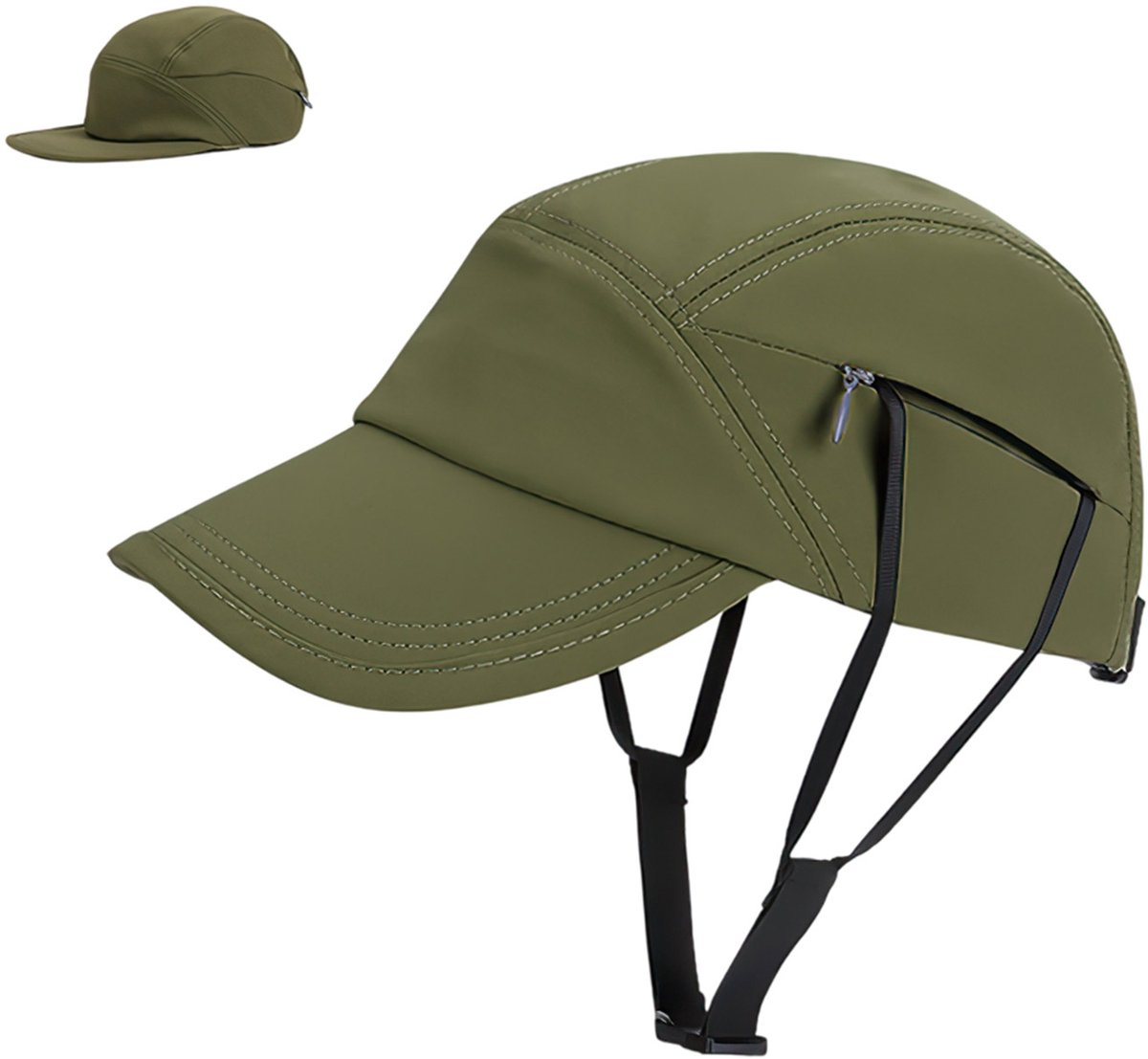 Topmelon Outdoorhoed - Hoed - Zonnehoed - baseballpet - Wielerpetje - unisex outdoor sportpet Groen