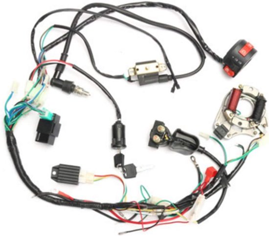 Racing Ontstekingsspoel en CDI Set voor ATV's - Compleet Bedrading en Startkabels voor Quad 50 70 90 — afbeelding 4