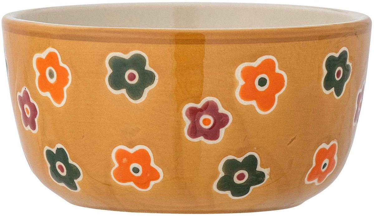 Addy schaal aardewerk bruin 12cm