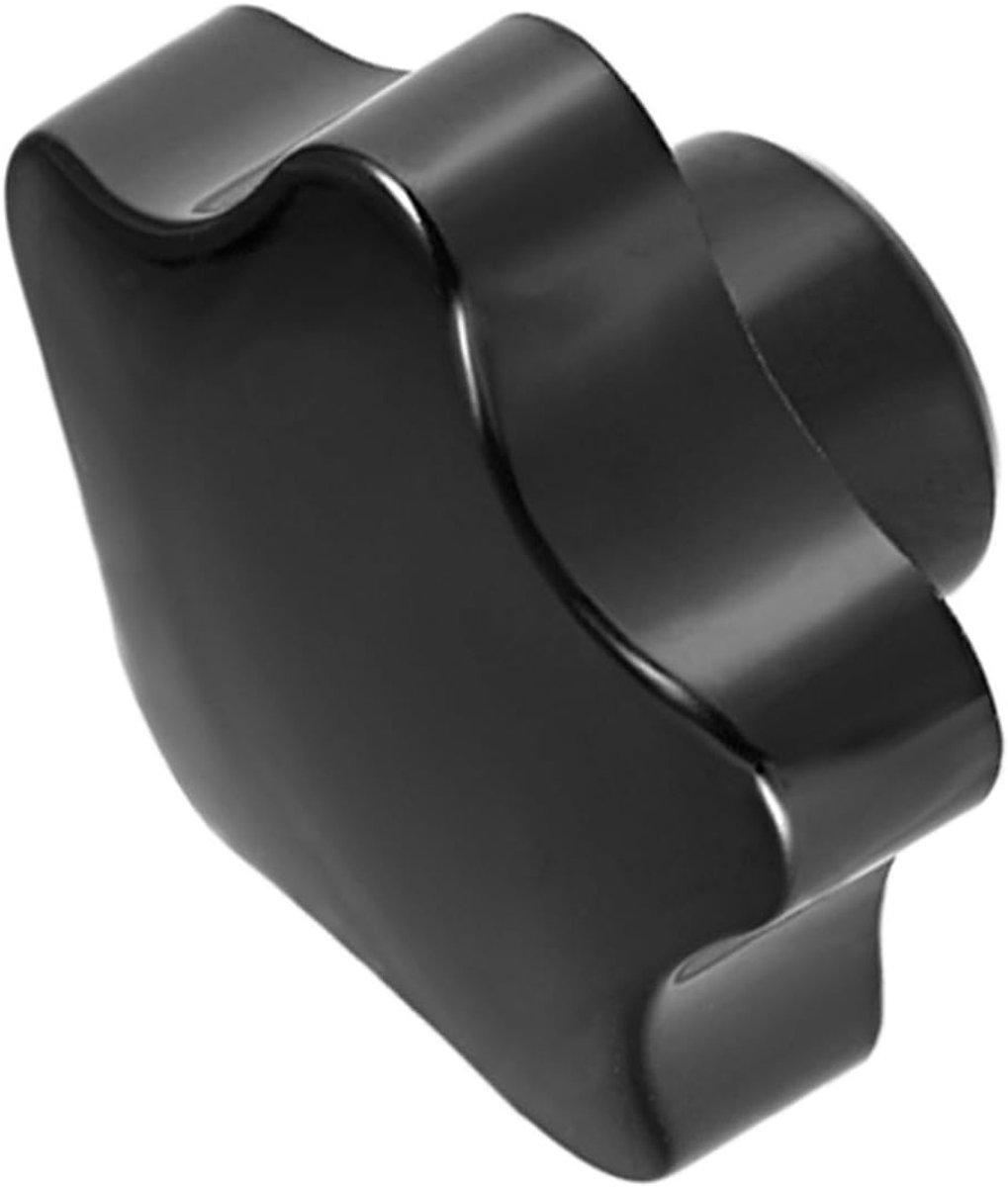 Knop met een diameter van 60,5 mm, M12 schroefdraad, plastic kop en grip voor mechanische apparatuur - 1 stuk, ideaal voor machines en bevestigingen