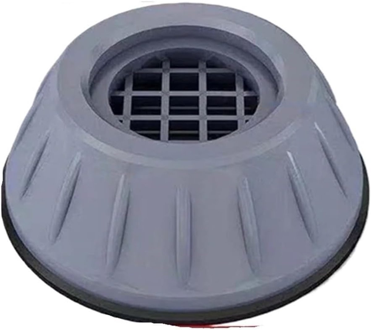 Trillingsdempers Wasmachine - Apparaatvoetjes Stabilisator - Geluidsreductie Apparaten - Universele Pasvorm - 4 Stuks - Grijs