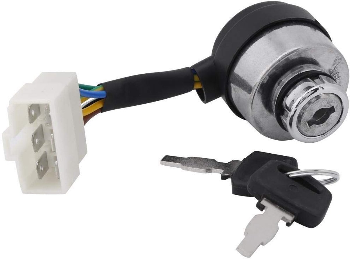 aladdien - Startschakelaar - 188F - Handmatig - Inclusief sleutels - 2.5-6.5 kW - Geschikt voor gasgeneratoren - 6-draads ontwerp