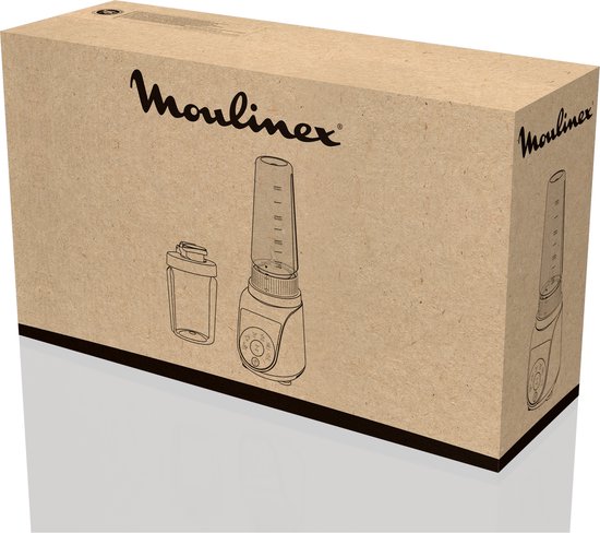 Moulinex Blend Up Essential LM1EHBF0 - Mini Blender - Romige smoothies en sauzen - 800 W - 6 automatische programma’s - Tritan drinkflessen voor onderweg - Smoothie blender van Moulinex — afbeelding 5