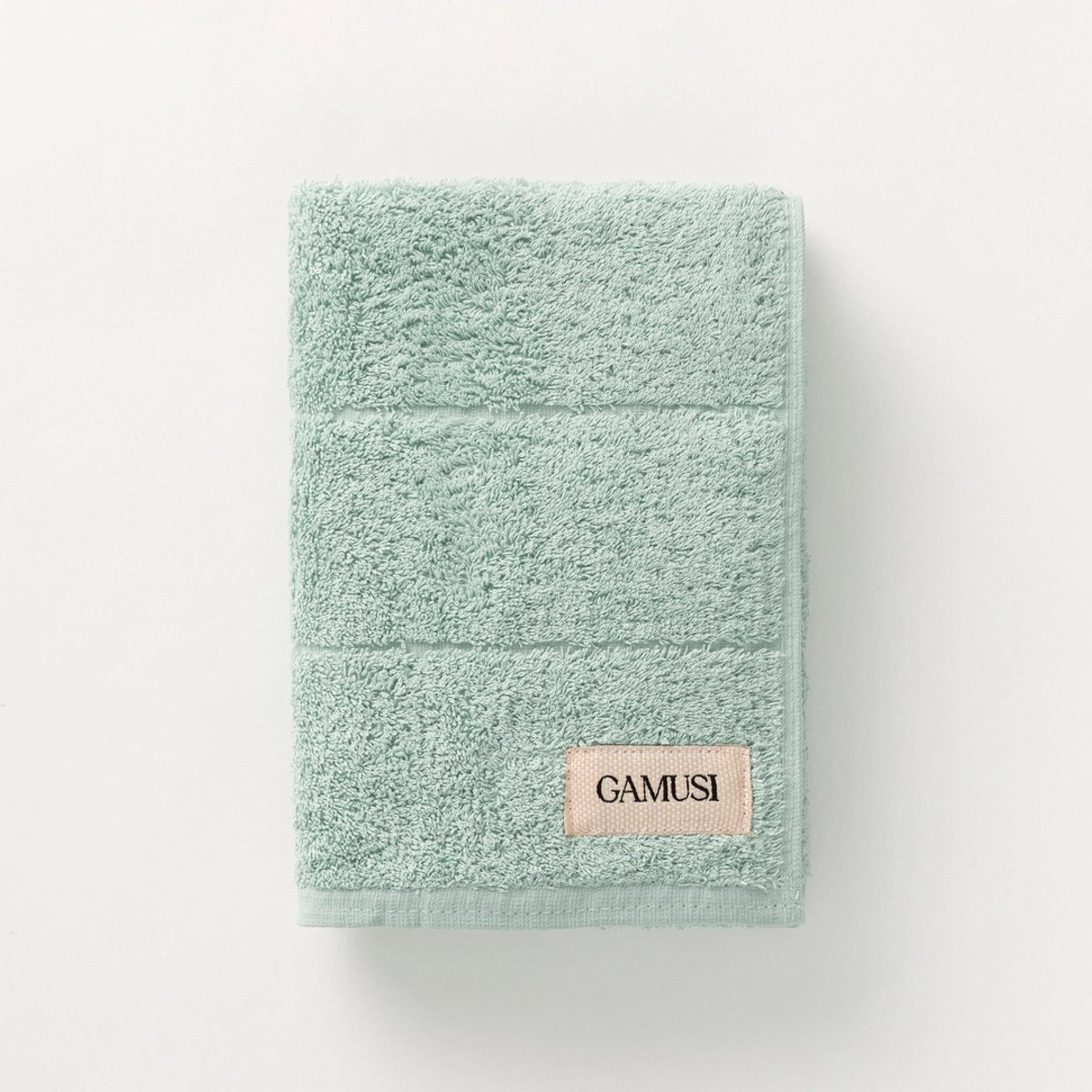 GAMUSI Badhanddoek TERRY 30x50 cm – 100% Katoen Badstof – OEKO-TEX – Zacht & Absorberend – Zeewater Blauw - set van 3