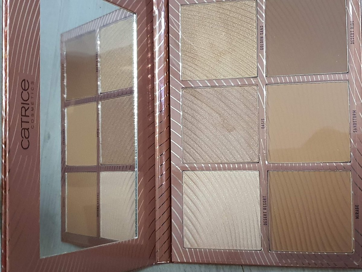 Oogschaduw en Bronzer Palette met 6 Kleuren voor een Zomerse Gloed