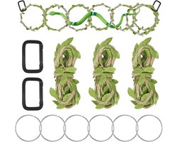 Klimringenset voor slangenverrijking, verrijkingsringen voor terraria, accessoires voor baardagamen, kameleons en gekko's
