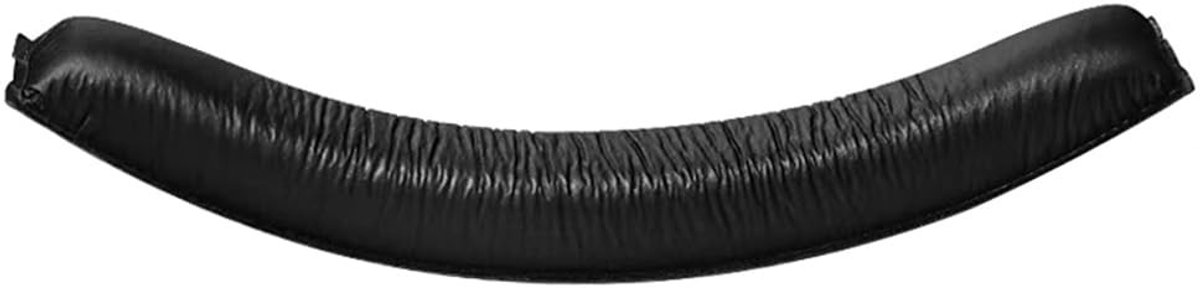 ONF3 - Hoofdband Oorkussenhoes - Vervangend kussen - Zwart - Eiwitleer - Comfortabel en stijlvol - Geschikt voor Sennheiser HD380 HD380 PC35...