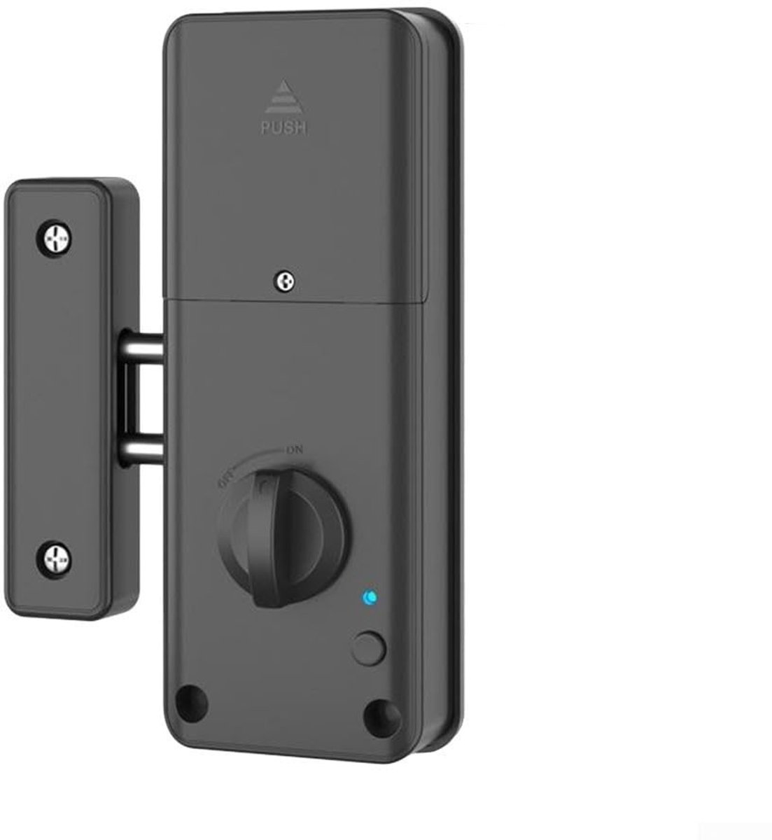 aladdien - Onzichtbaar Deurslot - Slim Elektronisch Slot - Zwart - App-Ontgrendeling - Voor Binnenruimtes - Veiligheidsoplossing