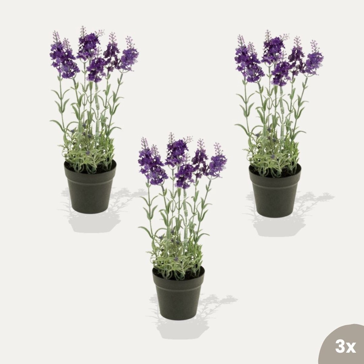 Lavendel 3 stuks - Kunstplanten - Bundelset