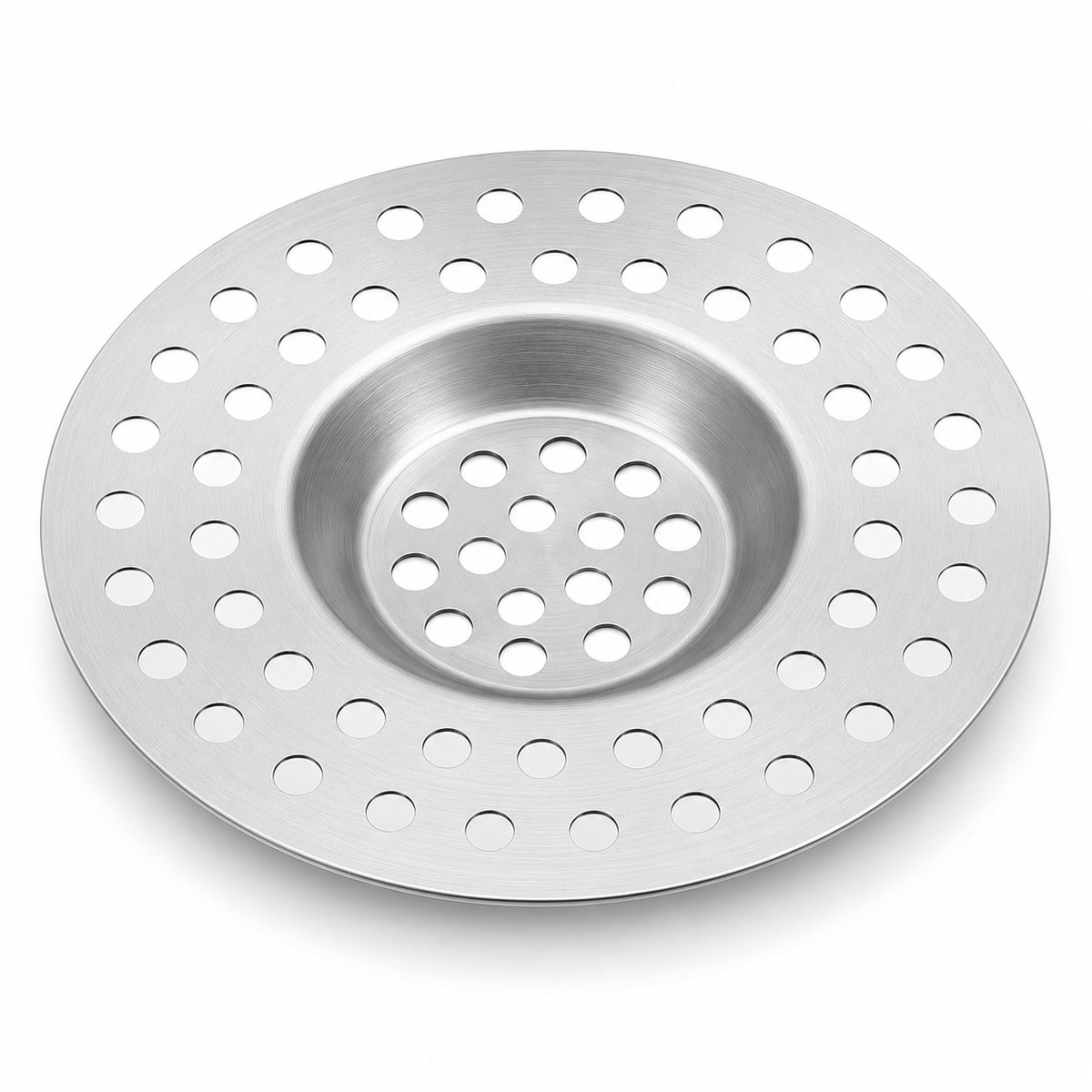 Consumerce® Universele RVS Gootsteenzeef – Gootsteenstop – Gootsteen Filter Afvoerstop – Universeel Keuken Stop – Gootsteenstopper - Afvoerplug