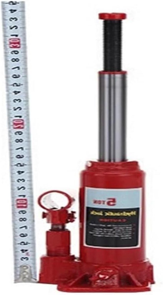 Hydraulische Krik - Autokrik - Voertuig Onderhoud - Robuust Alloy Staal - 5 Ton Capaciteit - Zwart