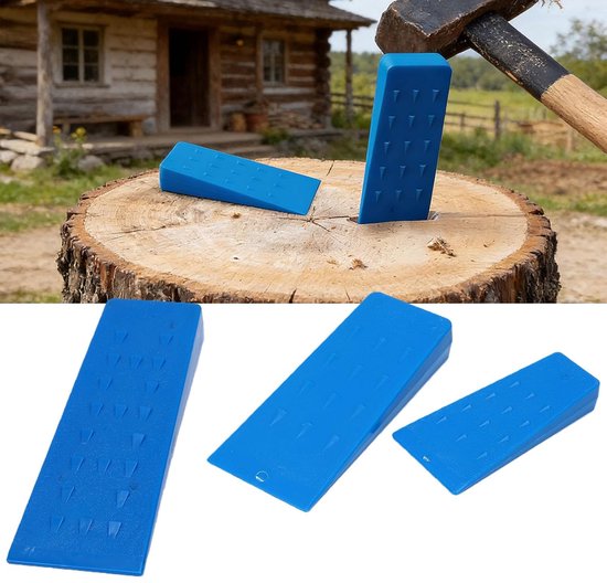 Velwiggen - Boomwiggen Houtwiggen - Veilig Bomen Vellen - Antislip Gekartelde Rand - 55 8 10 Inch - Oranje — afbeelding 3