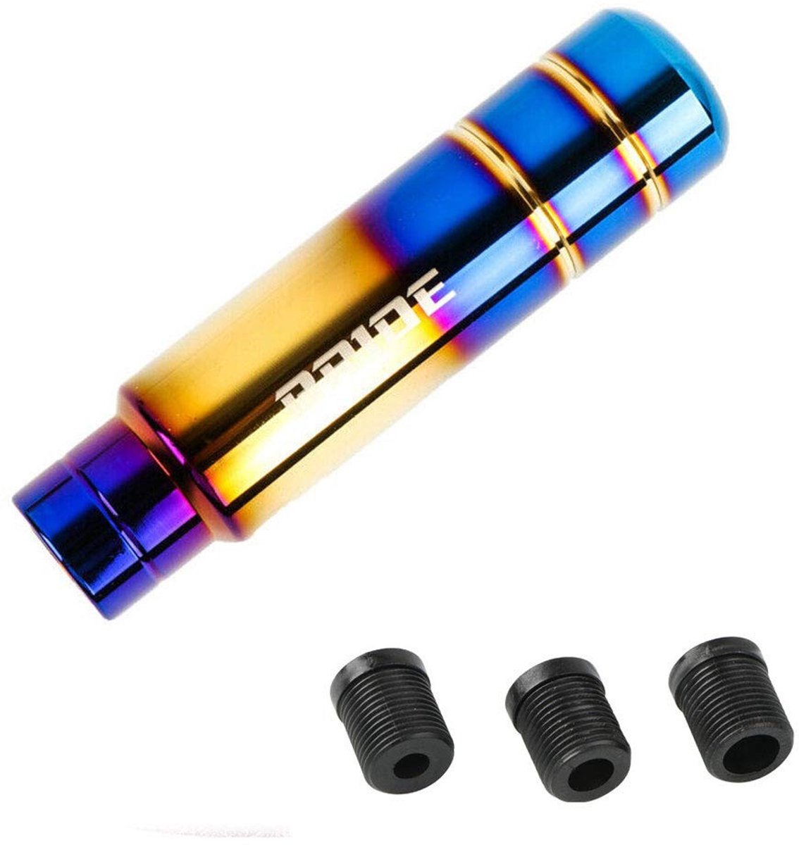 aladdien - Aluminium Versnellingsknop - Universele Versnellingshendel - Duurzaam en Stijlvol - Blauw - Adapter Inclusief - Geschikt voor Diverse Auto's