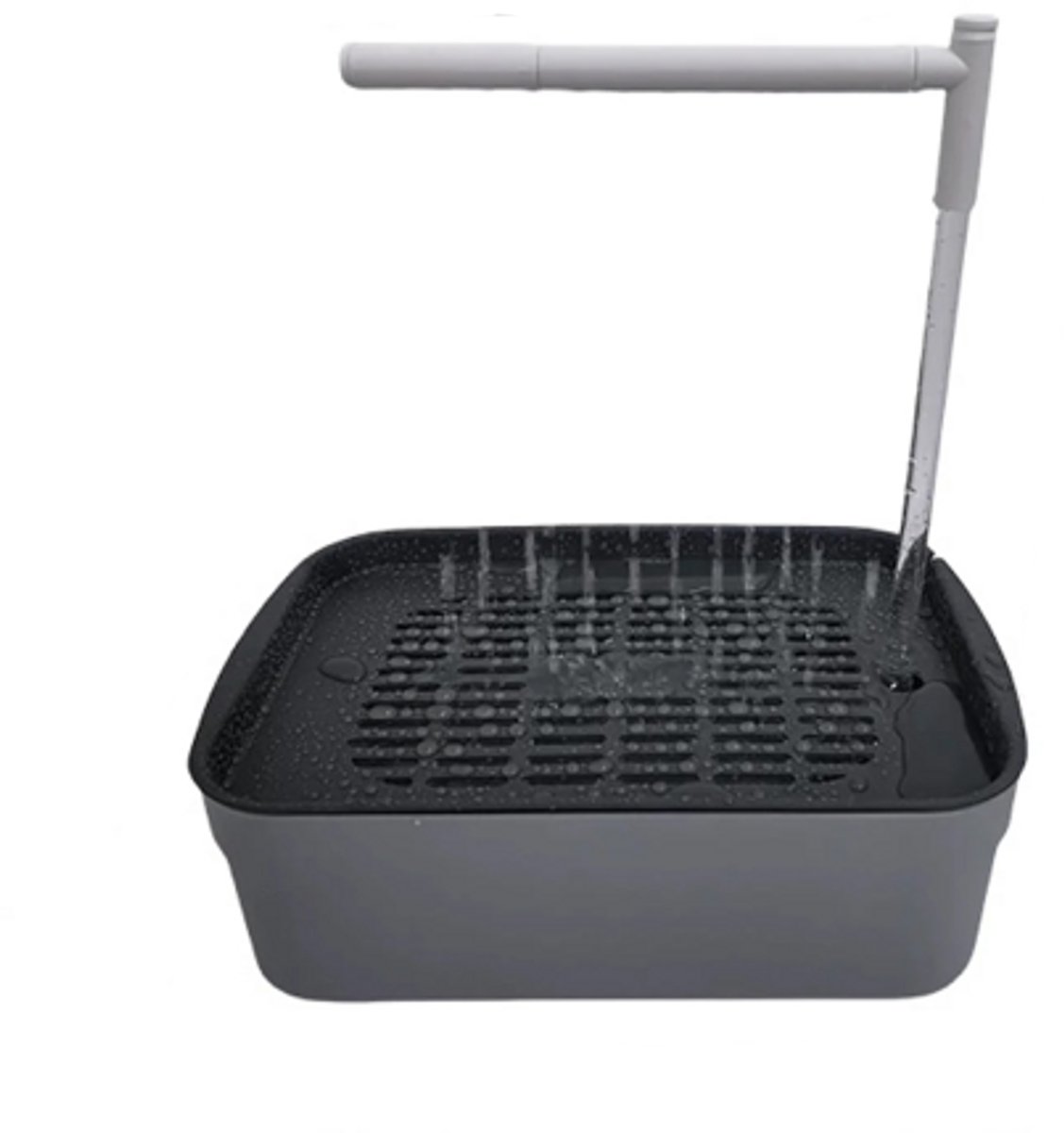 M-Goods - Vogeldouche Fontein - Vogelbad met Circulerend Water - Automatische Vogel Douche - USB Waterfontein - Voor Parkieten & Papegaaien