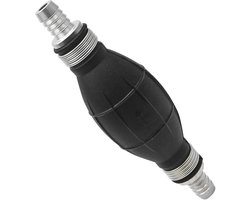 aladdien - Handsifon Brandstofoverdrachtslangpomp - Handmatige brandstofpomp - Draagbaar - Zwart rubber - Vloeibaar water - Ideaal voor onderweg - C...