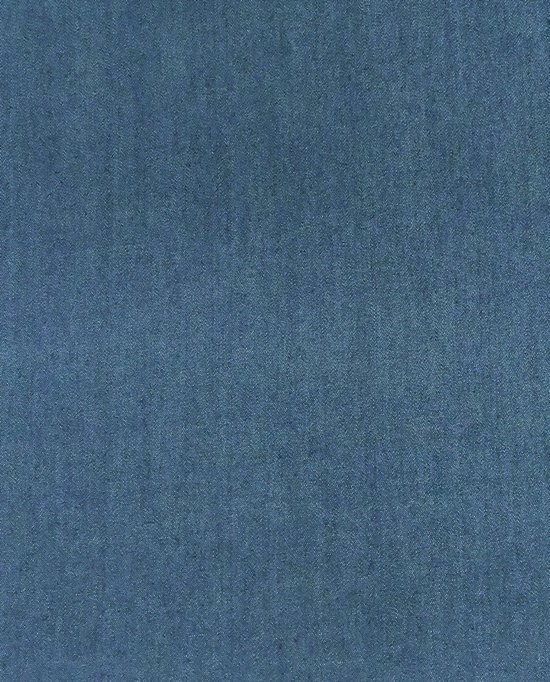 Blauwe gewassen jeansstof, 100% katoen denim, 270 gr/m², niet elastisch, 140 cm breed.