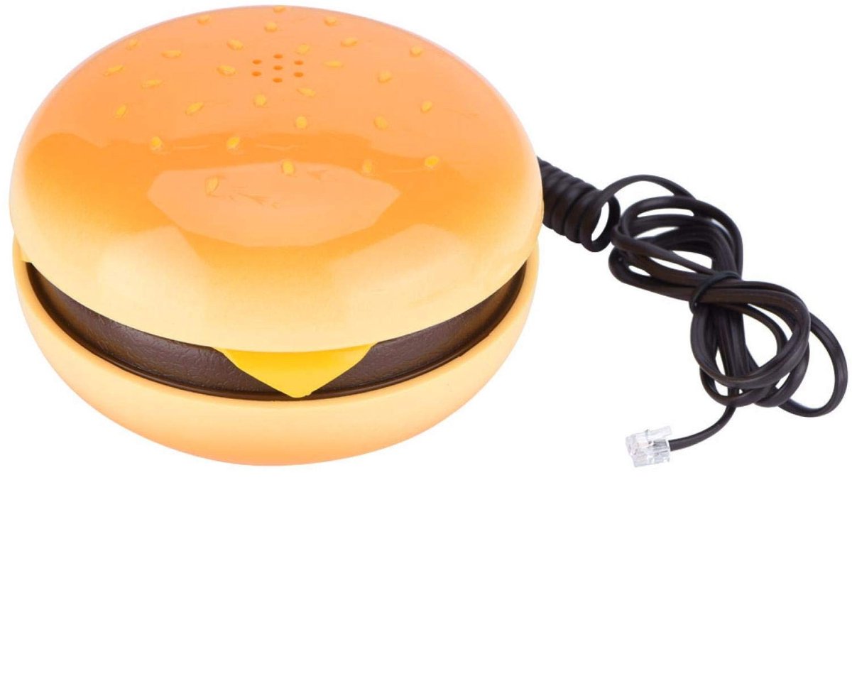 aladdien - Emulational Hamburger-telefoon - Vaste telefoon - Interessante huisdecoratie - Thuistelefoon - Heldere audio - Voor vrienden en familie