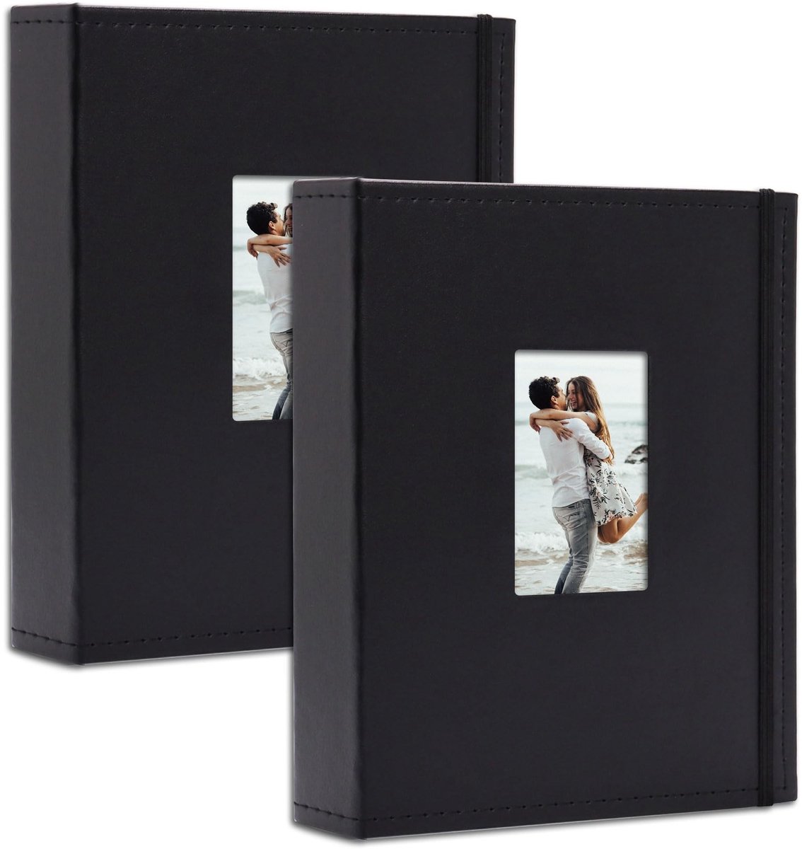 aladdien - Fotoalbum - Polaroid Album - 2 Pack - Zwart - Kpop Fotokaarten - Perfect voor Herinneringen - Geschikt voor Fujifilm Instax Mini