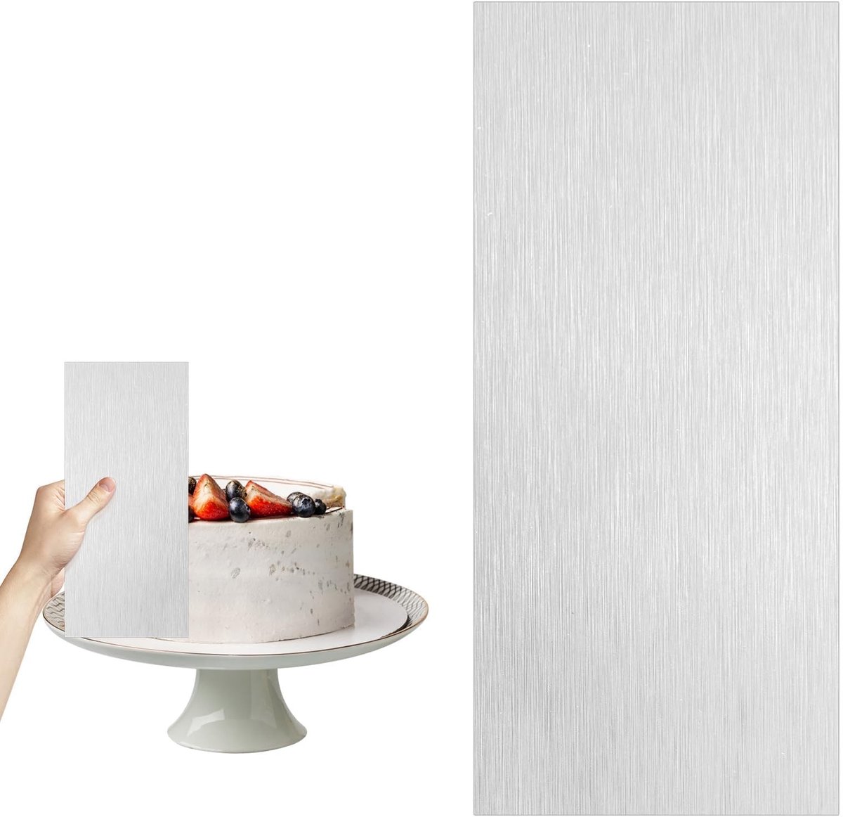 aladdien - Taartschraper - Roestvrij Staal - Duurzaam en veilig - Keukenaccessoires - Perfect voor taartdecoratie - Ideaal voor thuisbakkers