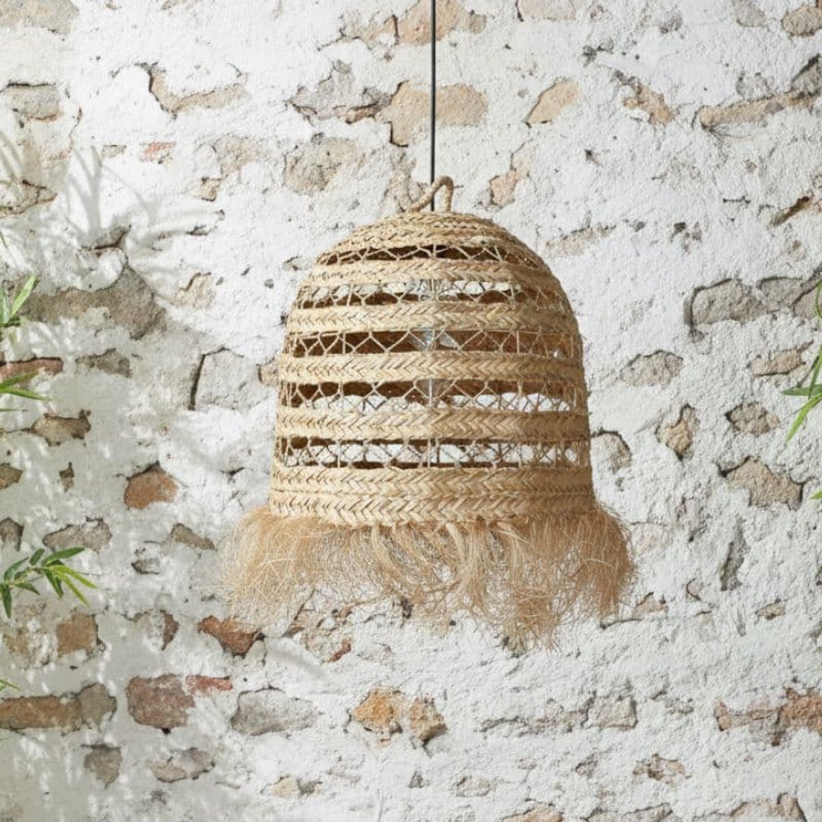 Zeegras hanglamp Verano XL -Ø50cm- 4Shine