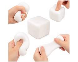 Marshmallow Squishy stressbal - 1 exemplaar - Slow Rising - Super zacht - Squeeze - Knijpbal