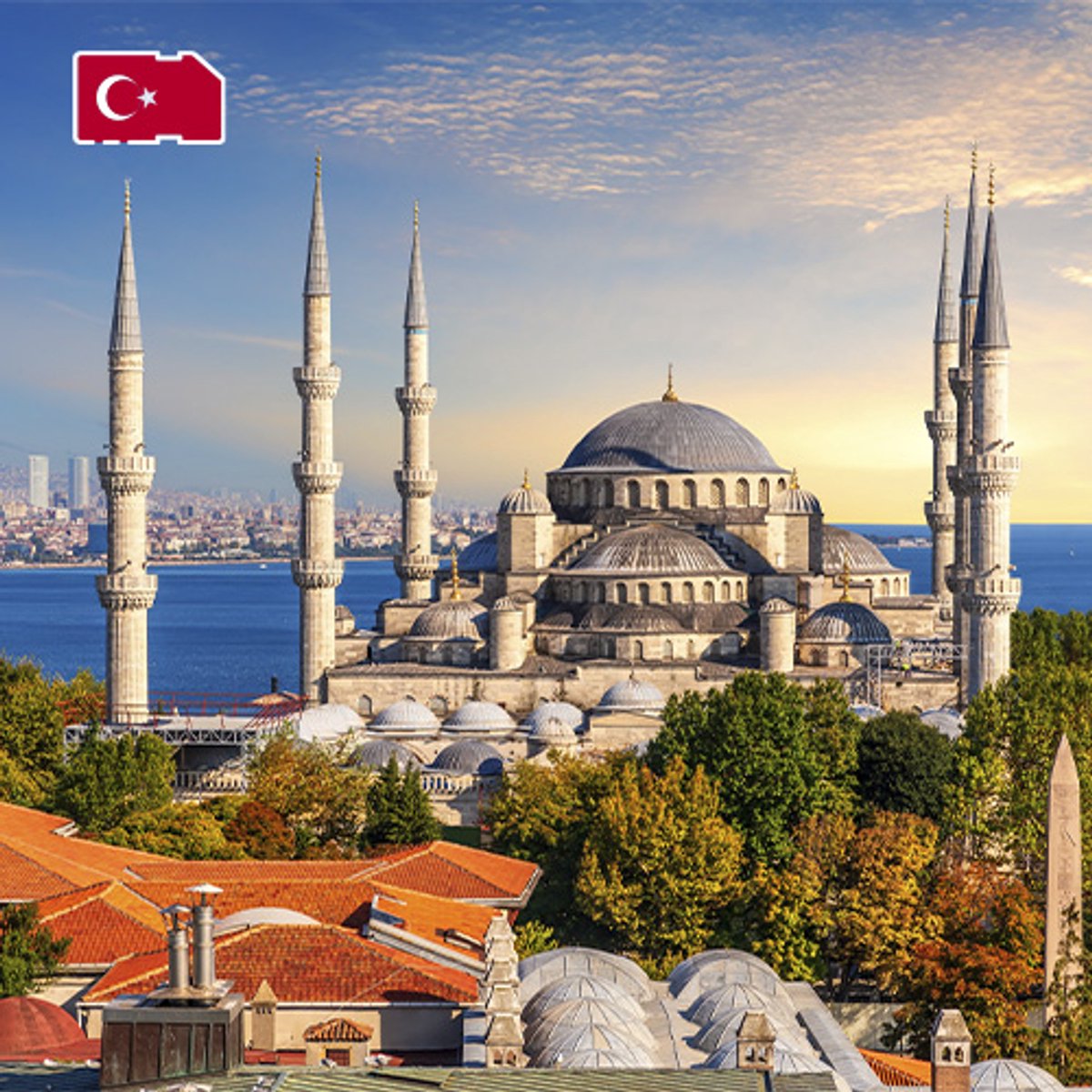 InternationalSIM Data Simkaart Turkije - 1 GB - 7 dagen