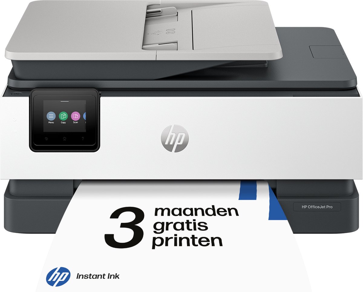 HP OfficeJet Pro Printer 8125e - All-in-One Inkjetprinter - Geschikt voor Instant Ink - Crater Lake — afbeelding 1