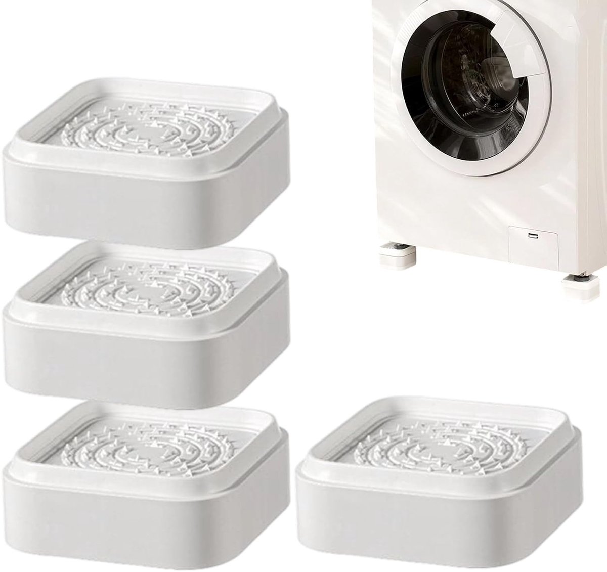 Meubel Verhogers - Stapelbare Blokken - Apparaten Stabiliseren - Antislip Stevig - Set van 4