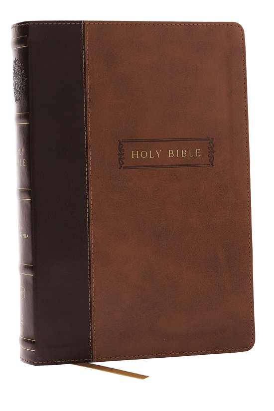 KJV Holy Bible with Apocrypha and 73,000 Center-Column Cross ... - cover