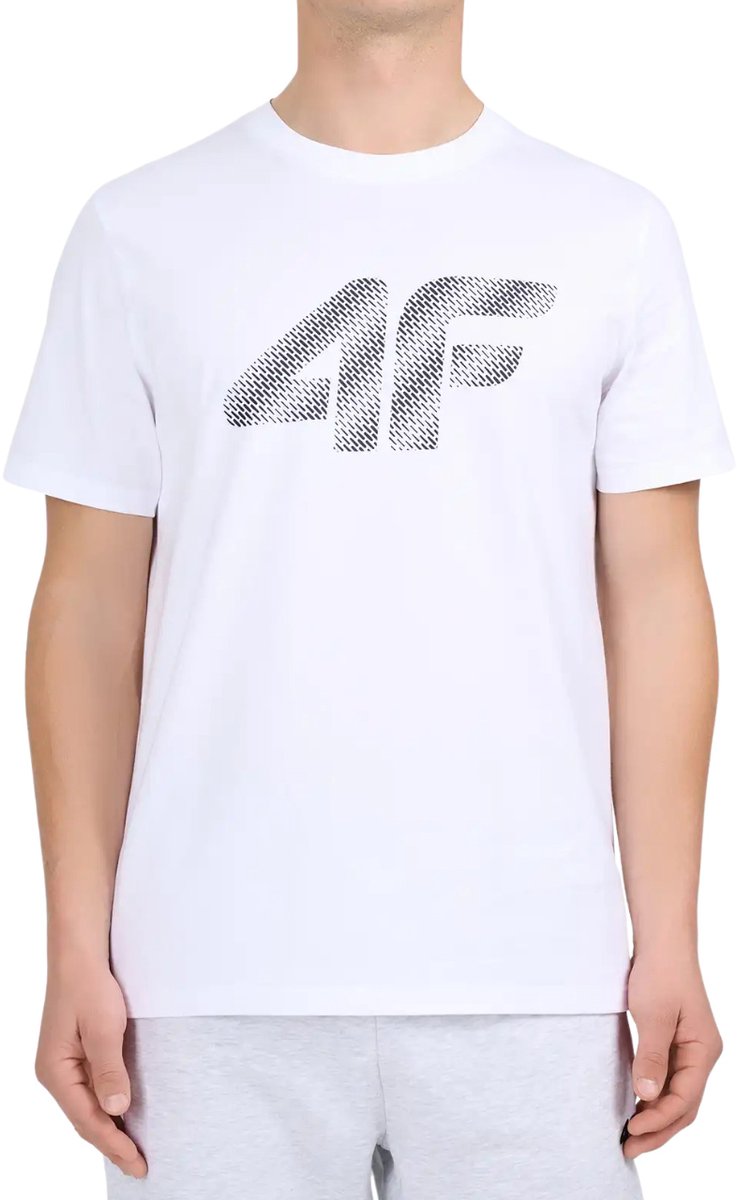 4F T-shirt Heren Wit - Maat XL