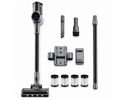 Luxari S1000 PRO - Steelstofzuiger Draadloos - Afneembare Accu - 4 Filters - 4 Opzetstukken - Stofzuiger Draadloos - Zonder Zak - Snoerloze Stofzuiger - Kruimeldief - Vacuum Cleaner - Draadloze Stofzuiger - Accu Stofzuiger