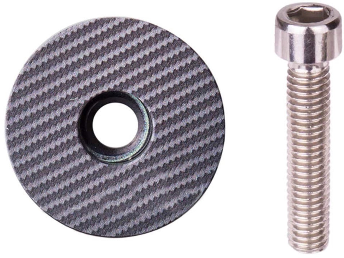 aladdien - Fietshoofdstel Topdeksel - Racefiets Accessoires - Lichtgewicht Aluminium - Fietsstuurdeksel met Bouten - Duurzaam en Sterk - Geschikt vo..